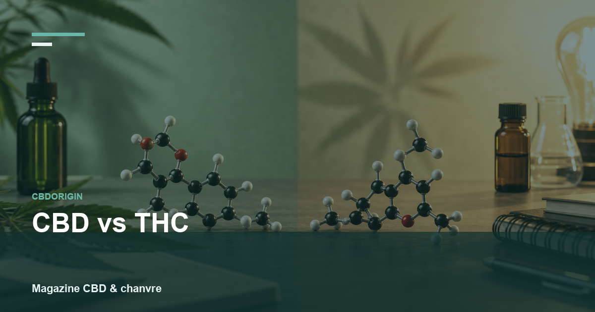 CBD vs THC : différences, risques de confusion et cadre à connaître